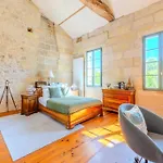 Au Puits Ancien Maison En Pierre Avec Piscine Proche Bordeaux Σπίτι διακοπών