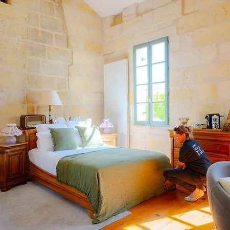 Au Puits Ancien Maison En Pierre Avec Piscine Proche Bordeaux *