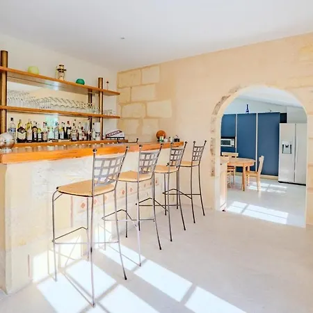 Au Puits Ancien Maison En Pierre Avec Piscine Proche Bordeaux Grézillac