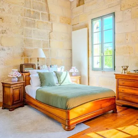 Au Puits Ancien Maison En Pierre Avec Piscine Proche Bordeaux Grézillac