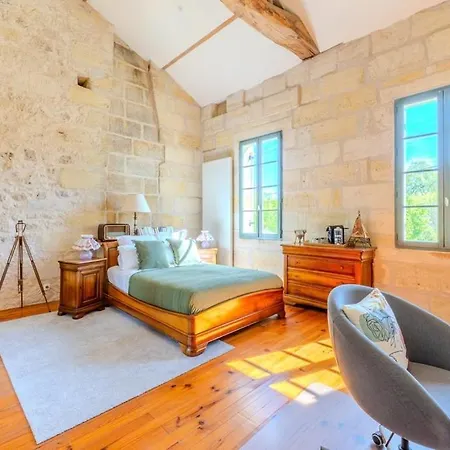 Au Puits Ancien Maison En Pierre Avec Piscine Proche Bordeaux Casa vacanze