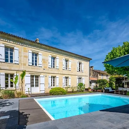 Au Puits Ancien Maison En Pierre Avec Piscine Proche Bordeaux Casa vacanze *